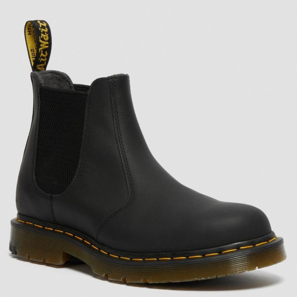 DR. MARTENS DOCS DM’s 2976 WINTERGRIP CHELSEA BOOTS BLACK SNOWPLOW UK 11 US 12